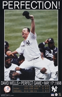 1998 David Wells Perfect Game New York Yankees Original Starline Poster OOP