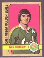 1972-73 O-Pee-Chee OPC #41 Ivan Boldirev NM+ CALIF.GOLDEN SEALS crease free