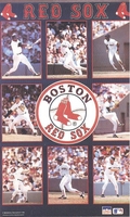 Clemens Rice Boggs Evans BOSTON RED SOX Starline Poster MINI Promo Piece 3x5