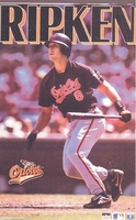 Cal Ripken BALTIMORE ORIOLES Action Starline Poster MINI Promo Piece 3x5