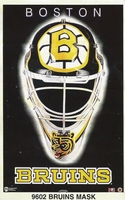 BOSTON BRUINS MASK Original N James Poster MINI Promo Piece 3x5