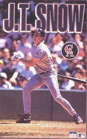 JT Snow CALIFORNIA ANGELS Starline Poster MINI Promo Piece 3x5