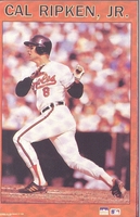 Cal Ripken Jr BALTIMORE ORIOLES Border Starline Poster MINI Promo Piece 3x5