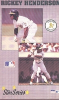 Rickey Henderson OAKLAND A's Star Series Starline Poster MINI Promo Piece 3x5