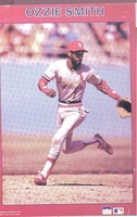 Ozzie Smith Red Border ST.LOUIS CARDINALS  Starline Poster MINI Promo Piece 3x5