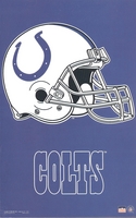 12 Indianapolis Colts 5.5 x 8.5 inch Stickers