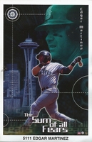 Edgar Martinez SEATTLE MARINERS Starline Poster MINI Promo Piece 3x5