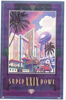 1994 Super Bowl XXIX Original Poster OOP
