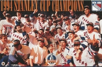 1994 NEW YORK RANGERS CUP CHAMPS Original Starline Poster MINI Promo Piece 3x5