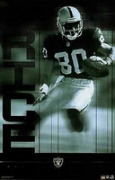 2001 Jerry Rice Oakland Raiders Original Starline Poster OOP