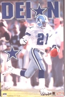 1997 Deion Sanders  Dallas Cowboys Original Starline Poster OOP