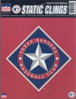12 Texas Rangers 6 inch Static Cling Stickers