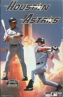 HOUSTON ASTROS Bagwell and Biggio Starline Poster MINI Promo Piece 3x5