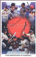 Jeter Ichiro Sosa Bonds Griffey MLB STARS Starline Poster MINI Promo Piece 3x5