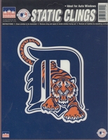 12 Detroit Tigers 6 inch Static Cling Stickers
