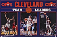 1993 Cleveland Cavaliers TL Original Starline Poster OOP Price Daugherty Hot Rod