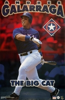 2001 Andres Galarraga The Big Cat TEXAS RANGERS Original Starline Poster OOP