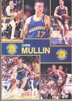 1990 Starline CHRIS MULLIN Warriors Monster Poster MINI Promo Piece RARE