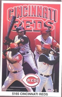 Griffey Larkin CINCINNATI REDS COLLAGE Starline Poster MINI Promo Piece 3x5