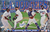 1996 Los Angeles Dodgers Collage Original Starline Poster OOP Piazza