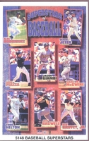 Jeter Arod Piazza Giambi Griffey MLB STARS Starline Poster MINI Promo Piece 3x5
