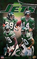 1997 New York Jets Collage Original Starline Poster OOP Chrebet Keyshawn