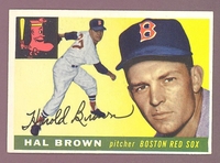 1955 Topps #148 Hal Brown EX-MT+ BOSTON RED SOX crease free