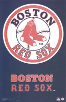 12 Boston Red Sox 5.5 x 8.5 inch Stickers