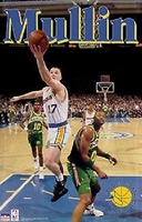 1993 Chris Mullin Golden State Warriors Original Starline Poster OOP