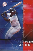 2002 Alfonso Soriano New York Yankees  Original Starline Poster OOP