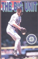 1997 Randy Johnson Seattle Mariners Big Unit Original Starline Action Poster OOP