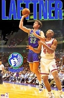 1993 Christian Laettner Minnesota Timberwolves Original Starline Poster OOP