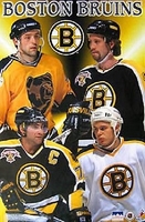 1998 Boston Bruins Collage Original Starline Poster OOP Bourque Thornton
