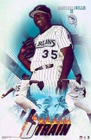 2003 Dontrelle Willis  Florida Marlins Original Starline Action Poster