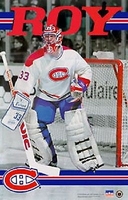 1991 Patrick Roy Montreal Canadiens Original Starline B&W Series Poster OOP