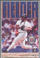 1993 Cecil Fielder Detroit Tigers Original Starline Poster OOP