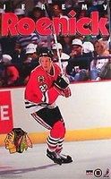 1992 Jeremy Roenick Chicago Blackhawks Original Starline Poster OOP