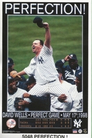 David Wells Perfect Game NEW YORK YANKEES  Starline Poster MINI Promo Piece 3x5