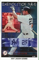 Jason Giambi NEW YORK YANKEES  Starline Poster MINI Promo Piece 3x5