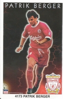 PATRIK BERGER LIVERPOOL FC Original Starline Poster MINI Promo Piece 3x5