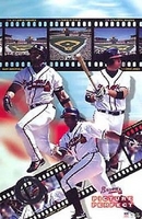 2003 Atlanta Braves Original Starline Poster OOP Sheffield Chipper Andruw Jones