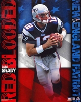 Tom Brady New England Patriots 16x20 Starline Poster OOP