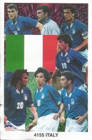ITALIAN NATIONAL TEAM COLLAGE Original Starline Poster MINI Promo Piece 3x5