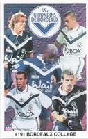 BORDEAUX FC COLLAGE FRANCE Original Starline Poster MINI Promo Piece 3x5