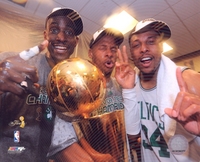 2008 Celtics Celebration Garnett, Allen & Pierce 8X10 Glossy Photo by Photofile