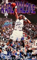 1998 Classic Karl Malone Utah Jazz "Strike a Pose Dunk" Original Starline Poster