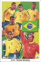 BRAZIL NATIONAL TEAM COLLAGE Original Starline Poster MINI Promo Piece 3x5