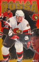 2000 Marian Hossa Collage OTTAWA SENATORS Original Starline Poster OOP