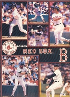 1990 Starline RED SOX Boggs Clemens Evans Monster Poster MINI Promo Piece RARE