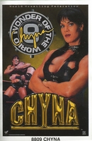 Chyna Original Funky Posters Wrestling MINI Promo Piece 3x5